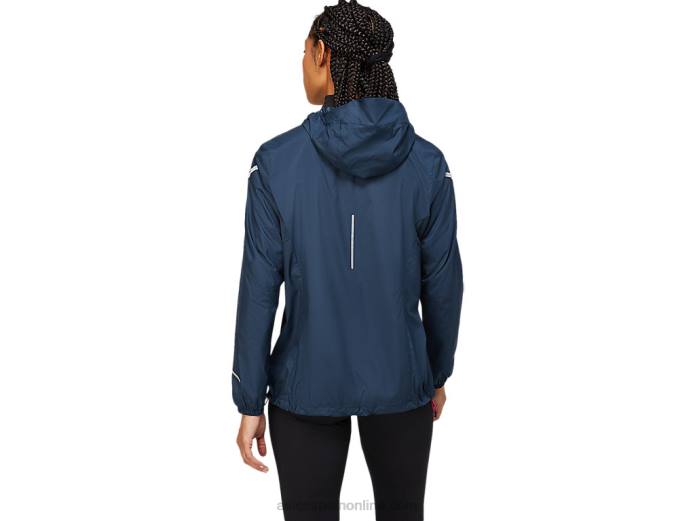 chaqueta de mujer lite-show Asics 4L683678 azul francés
