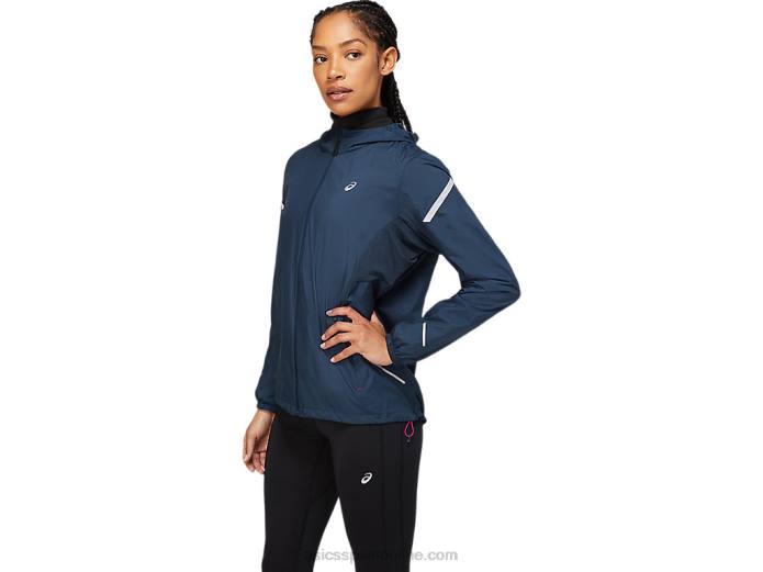 chaqueta de mujer lite-show Asics 4L683678 azul francés