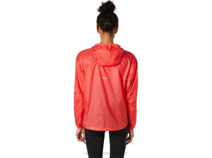chaqueta kasane de mujer sólida Asics 4L683849 Toronja rosa