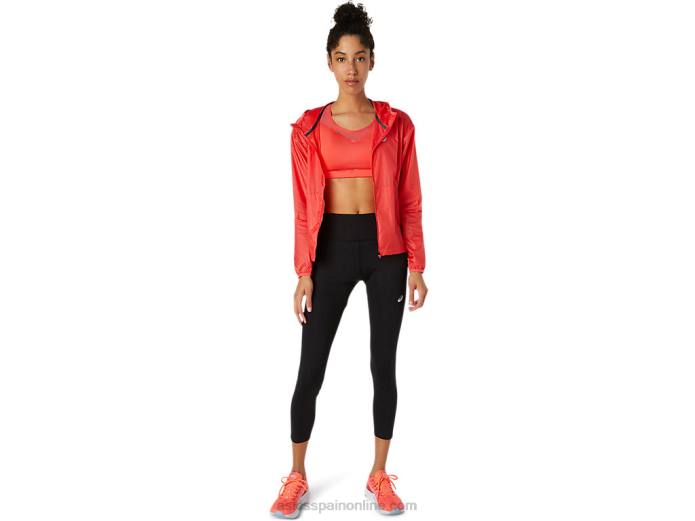 chaqueta kasane de mujer sólida Asics 4L683849 Toronja rosa