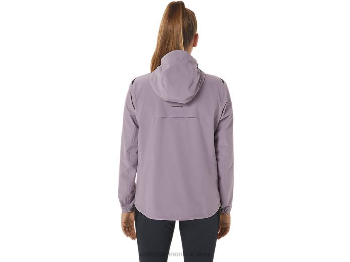 chaqueta mujer acelera impermeable 2.0 Asics 4L682543 cuarzo violeta