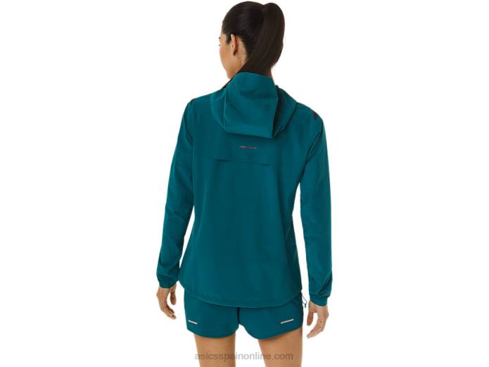 chaqueta mujer acelera impermeable 2.0 Asics 4L683076 pino terciopelo
