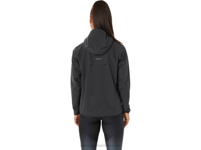 chaqueta mujer acelera impermeable 2.0 Asics 4L683271 gris grafito