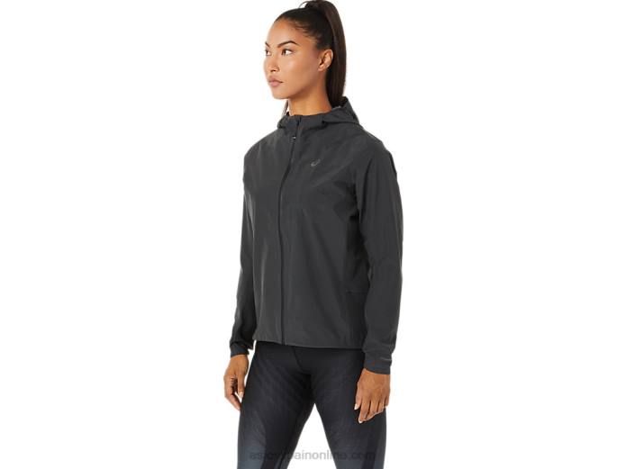 chaqueta mujer acelera impermeable 2.0 Asics 4L683271 gris grafito