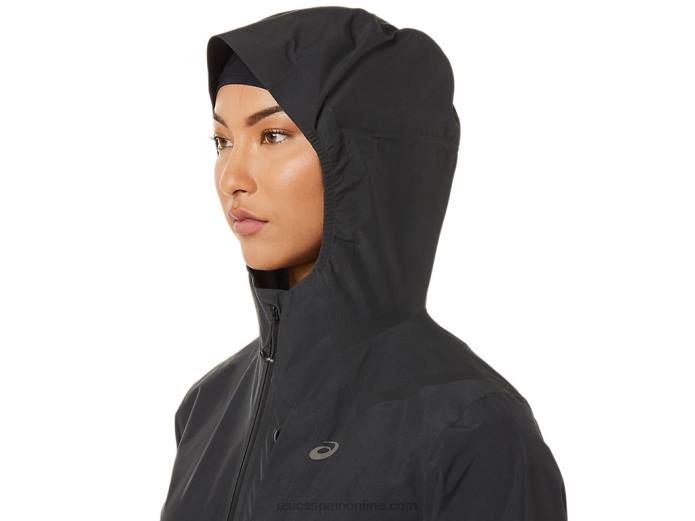 chaqueta mujer acelera impermeable 2.0 Asics 4L683271 gris grafito