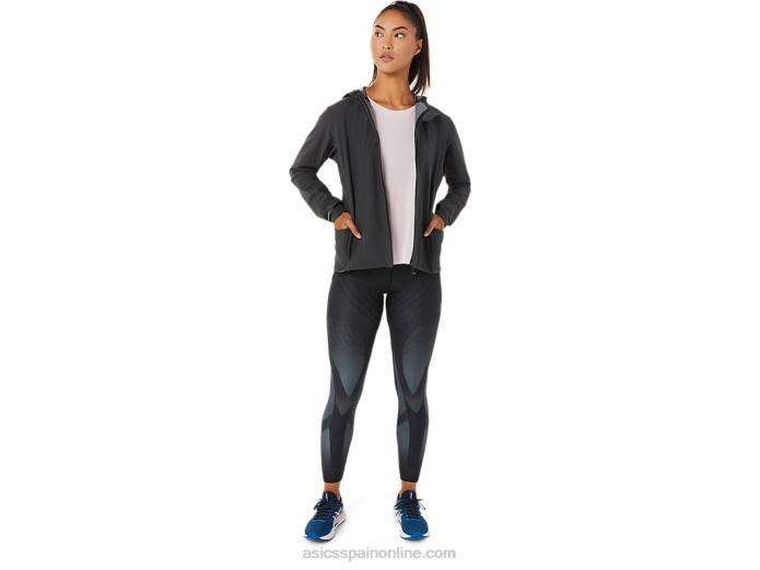 chaqueta mujer acelera impermeable 2.0 Asics 4L683271 gris grafito