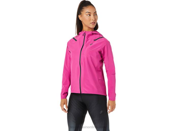 chaqueta mujer acelera impermeable 2.0 Asics 4L683274 rojo fucsia