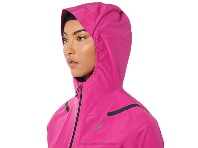 chaqueta mujer acelera impermeable 2.0 Asics 4L683274 rojo fucsia