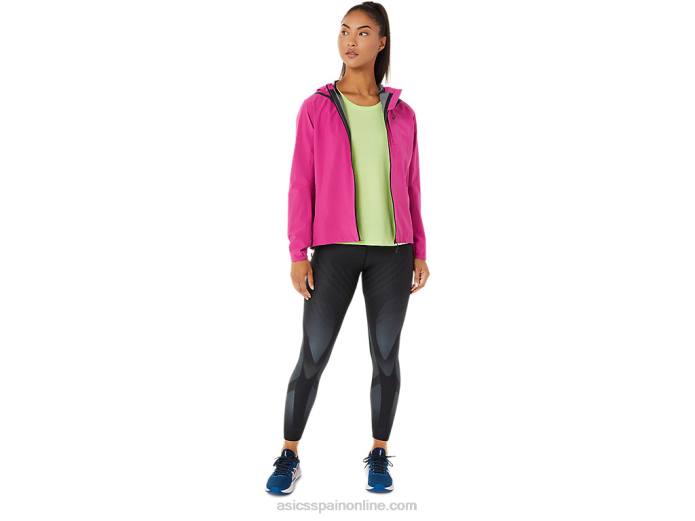 chaqueta mujer acelera impermeable 2.0 Asics 4L683274 rojo fucsia