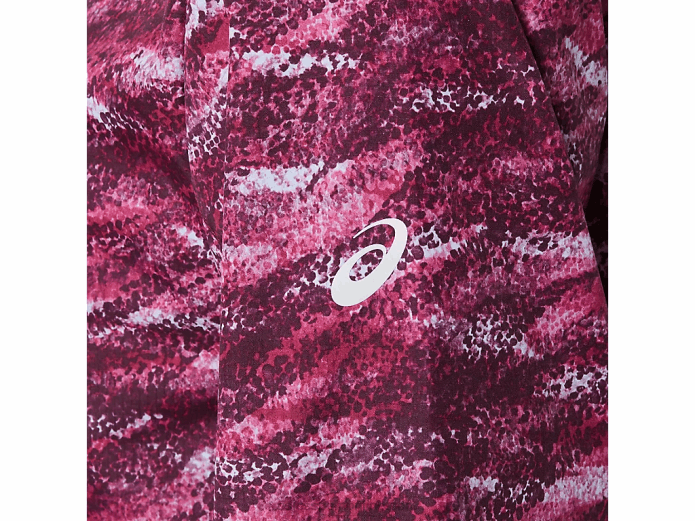chaqueta plegable de mujer Asics 4L683718 estampado de marte profundo/chaquetón