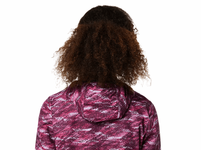 chaqueta plegable de mujer Asics 4L683718 estampado de marte profundo/chaquetón