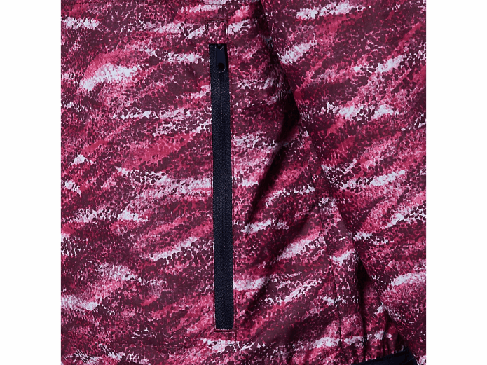 chaqueta plegable de mujer Asics 4L683718 estampado de marte profundo/chaquetón