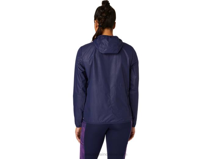chaqueta plegable de mujer Asics 4L684101 relieve de chaquetón