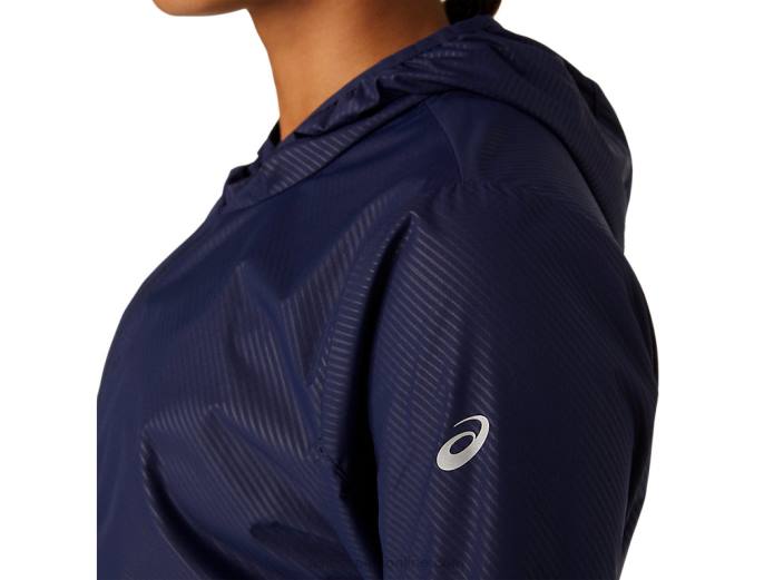chaqueta plegable de mujer Asics 4L684101 relieve de chaquetón