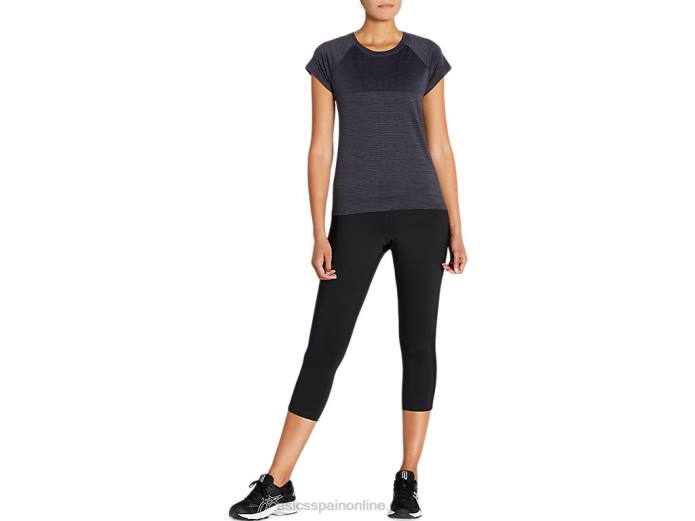 capri de malla kate para mujer Asics 4L684160 rendimiento negro