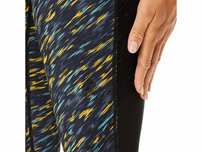 kate bolsillo capri mujer Asics 4L683400 sombra de noche/estampado de salvia