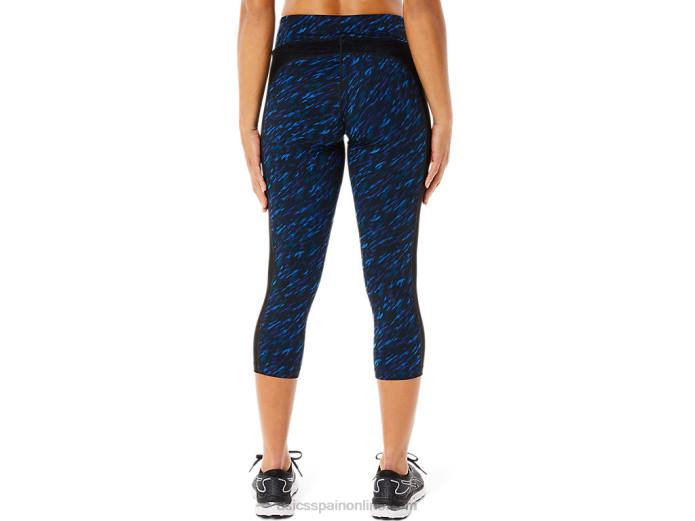 kate bolsillo capri mujer Asics 4L683516 impresión de sombra nocturna/lago