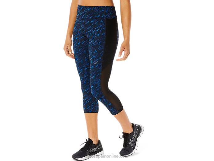 kate bolsillo capri mujer Asics 4L683516 impresión de sombra nocturna/lago