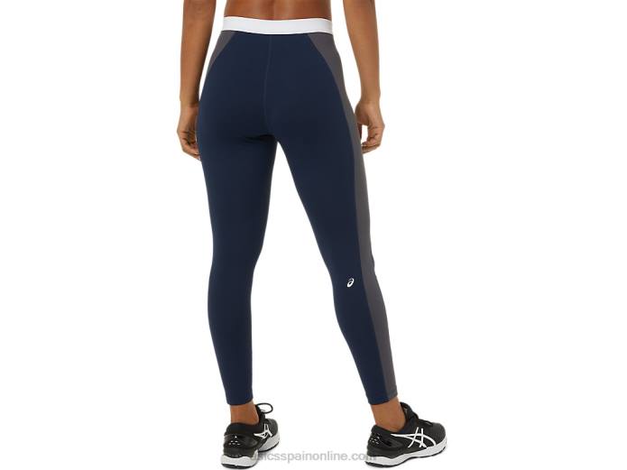 las nuevas mallas fuertes reutilizadas para mujer Asics 4L683823 chaquetón/gris piedmont/blanco