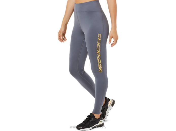 mallas con estampado de logo para mujer Asics 4L683375 metrópoli