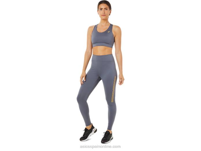 mallas con estampado de logo para mujer Asics 4L683375 metrópoli
