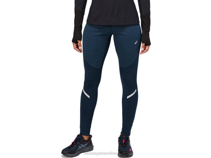 mallas de invierno lite-show para mujer Asics 4L683635 azul francés