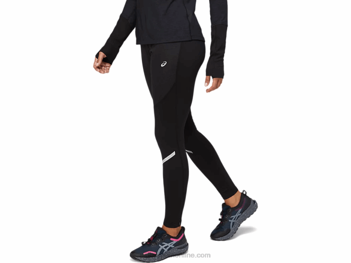 mallas de invierno lite-show para mujer Asics 4L683645 rendimiento negro