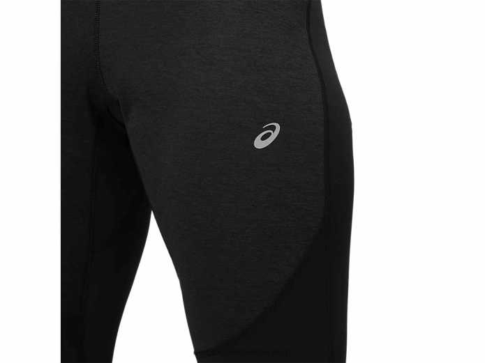 mallas de invierno lite-show para mujer Asics 4L683645 rendimiento negro