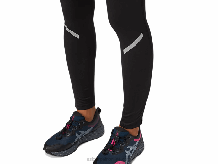 mallas de invierno lite-show para mujer Asics 4L683645 rendimiento negro