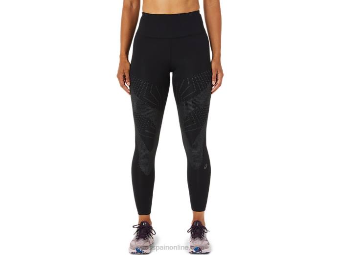 mallas de mujer road balance Asics 4L683347 rendimiento negro/gris grafito