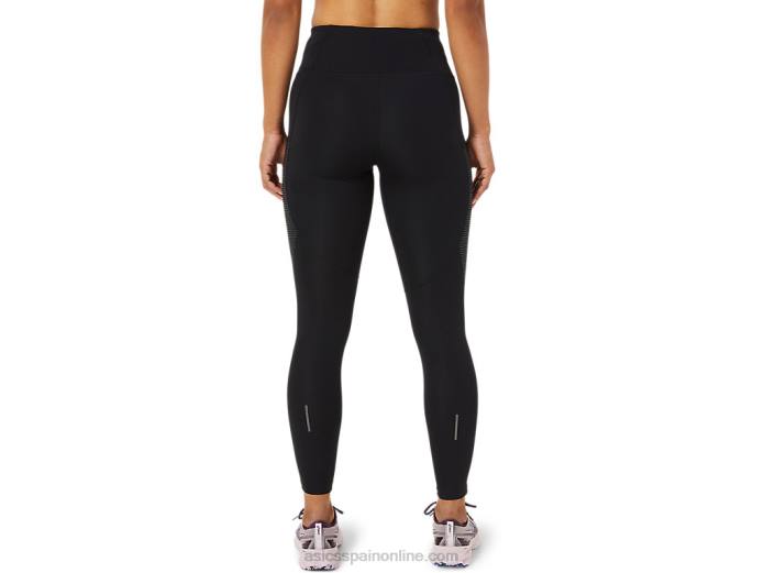 mallas de mujer road balance Asics 4L683347 rendimiento negro/gris grafito
