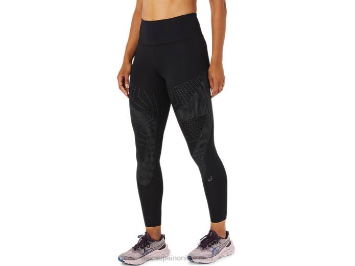 mallas de mujer road balance Asics 4L683347 rendimiento negro/gris grafito
