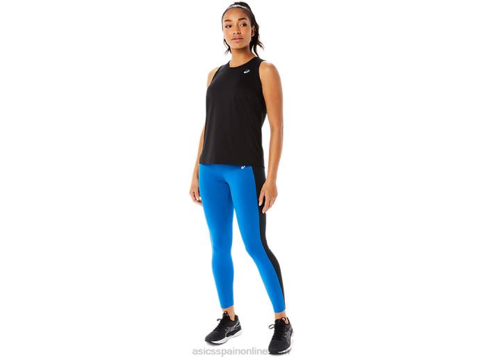 mallas de rendimiento 7/8 para mujer Asics 4L683312 Lake drive/negro rendimiento