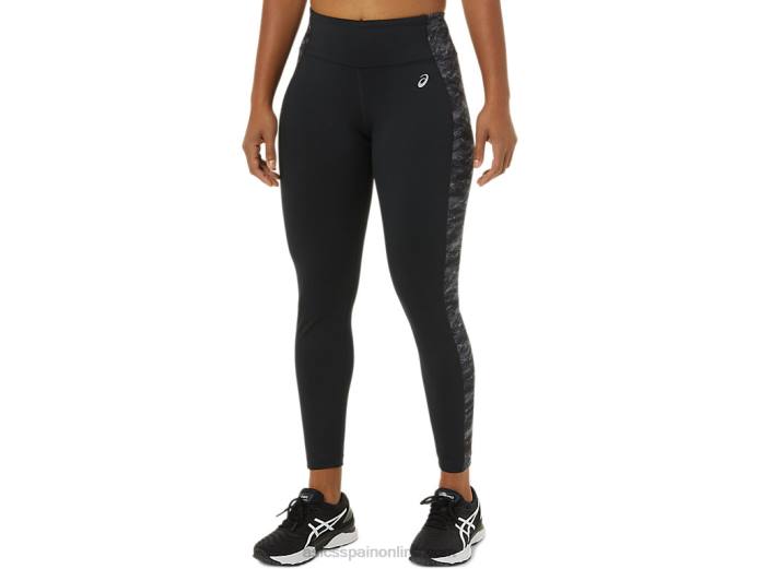mallas de rendimiento 7/8 para mujer Asics 4L683747 rendimiento negro/gris multi