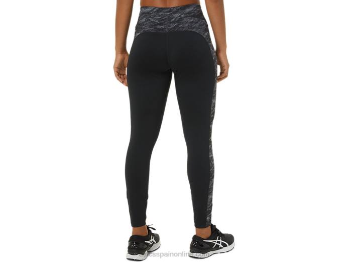 mallas de rendimiento 7/8 para mujer Asics 4L683747 rendimiento negro/gris multi