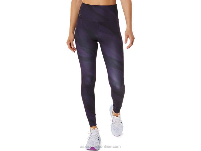 mallas estampadas de entrenamiento para mujer Asics 4L682944 sombra de noche