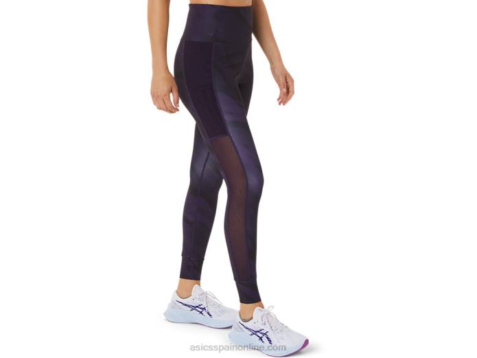 mallas estampadas de entrenamiento para mujer Asics 4L682944 sombra de noche