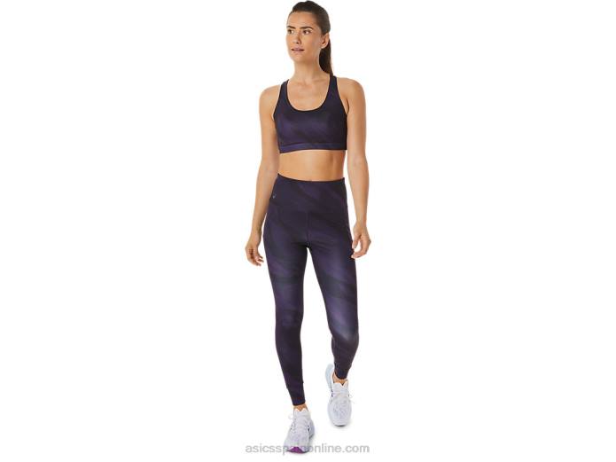 mallas estampadas de entrenamiento para mujer Asics 4L682944 sombra de noche