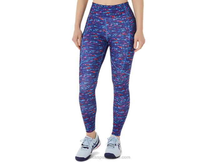 mallas estampadas new strong 92 para mujer Asics 4L683004 tenis japón cepillado aop orquídea