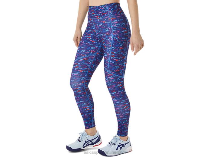 mallas estampadas new strong 92 para mujer Asics 4L683004 tenis japón cepillado aop orquídea