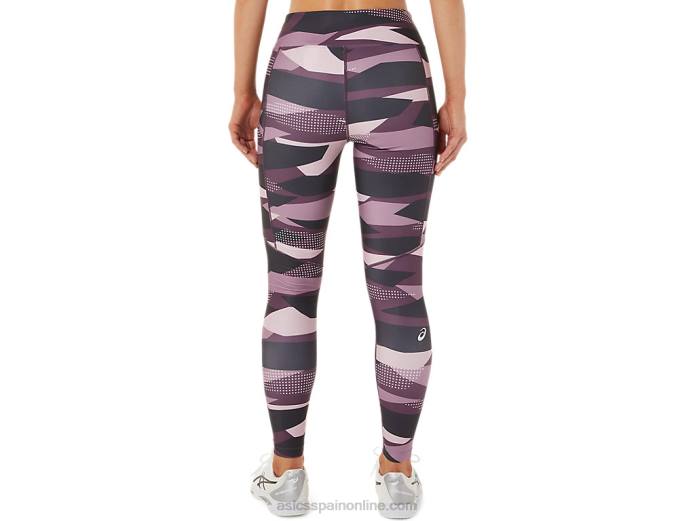 mallas estampadas new strong 92 para mujer Asics 4L683340 estampado apenas rosa