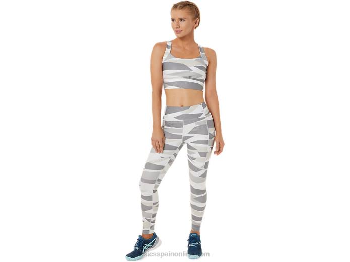 mallas estampadas new strong 92 para mujer Asics 4L683454 estampado de abedul
