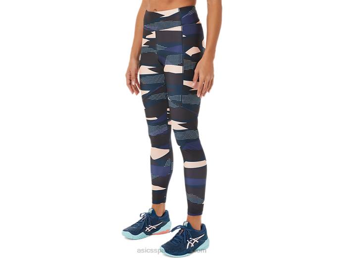 mallas estampadas new strong 92 para mujer Asics 4L683463 impresión de brisa