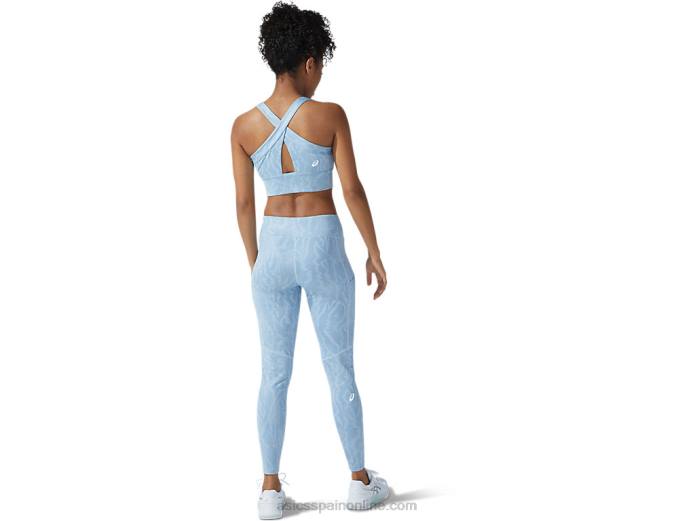 mallas estampadas new strong 92 para mujer Asics 4L683801 impresión de niebla
