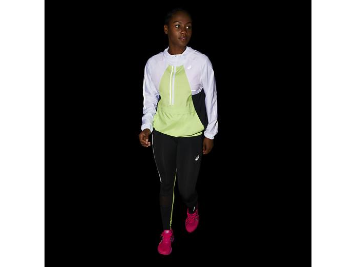 mallas lite-show mujer Asics 4L683484 rendimiento negro/verde lima