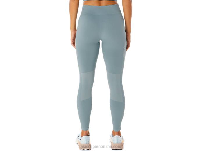 mallas sin costuras nagino flex mujer Asics 4L682146 acero ligero