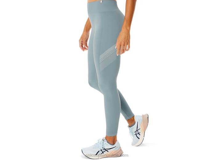 mallas sin costuras nagino flex mujer Asics 4L682146 acero ligero