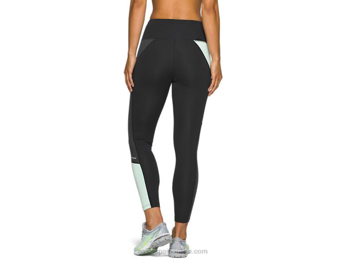 mallas tokyo highwaist mujer Asics 4L684171 rendimiento negro/tinte menta