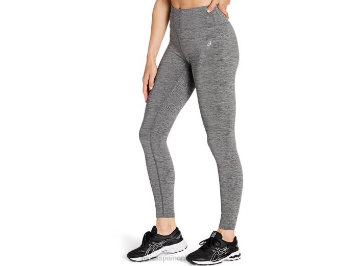 medias de mujer 7/8 Asics 4L684136 brezo gris oscuro