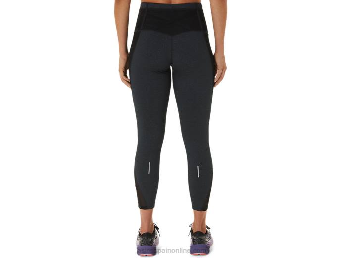 suministro de distancia de las mujeres 7/8 apretado Asics 4L682497 rendimiento negro brezo